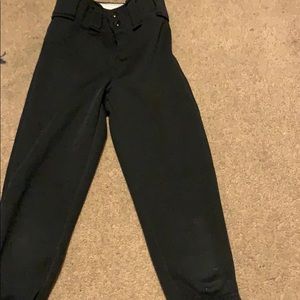 Black softball pants